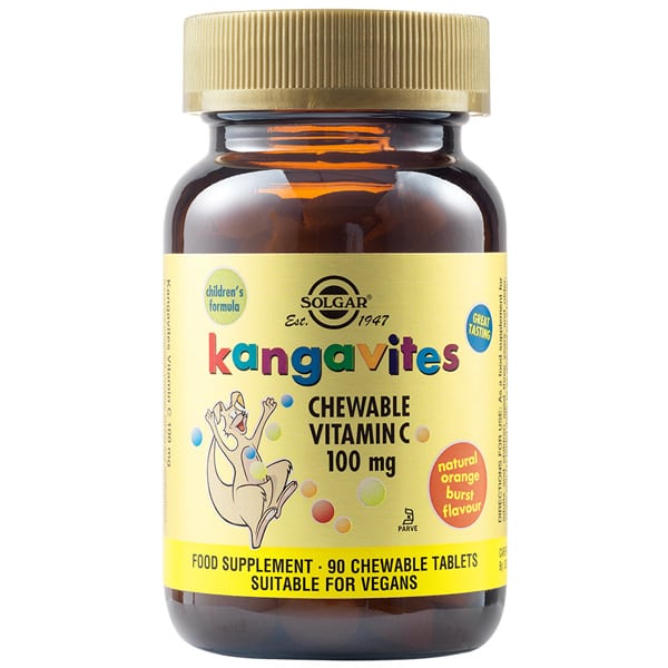 Solgar Kangavites Vitamin C 100mg, 90chew.tabs Solgar Kangavites Vitamin C 100mg, 90chew.tabs